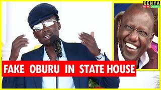 LAUGHTER in State House as Fake Oburu Oginga Prof Aduol cracks Ruto at Migori Youth FC Meeting