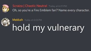 So, you're a Fire Emblem fan? Name every character