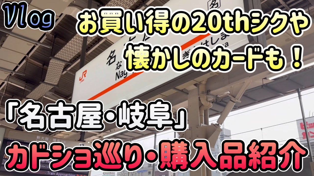Here are the cards I bought at card shops in Nagoya and Gifu [Vlog