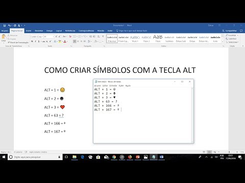 Vídeo: Qual é o código Alt para letras espanholas?