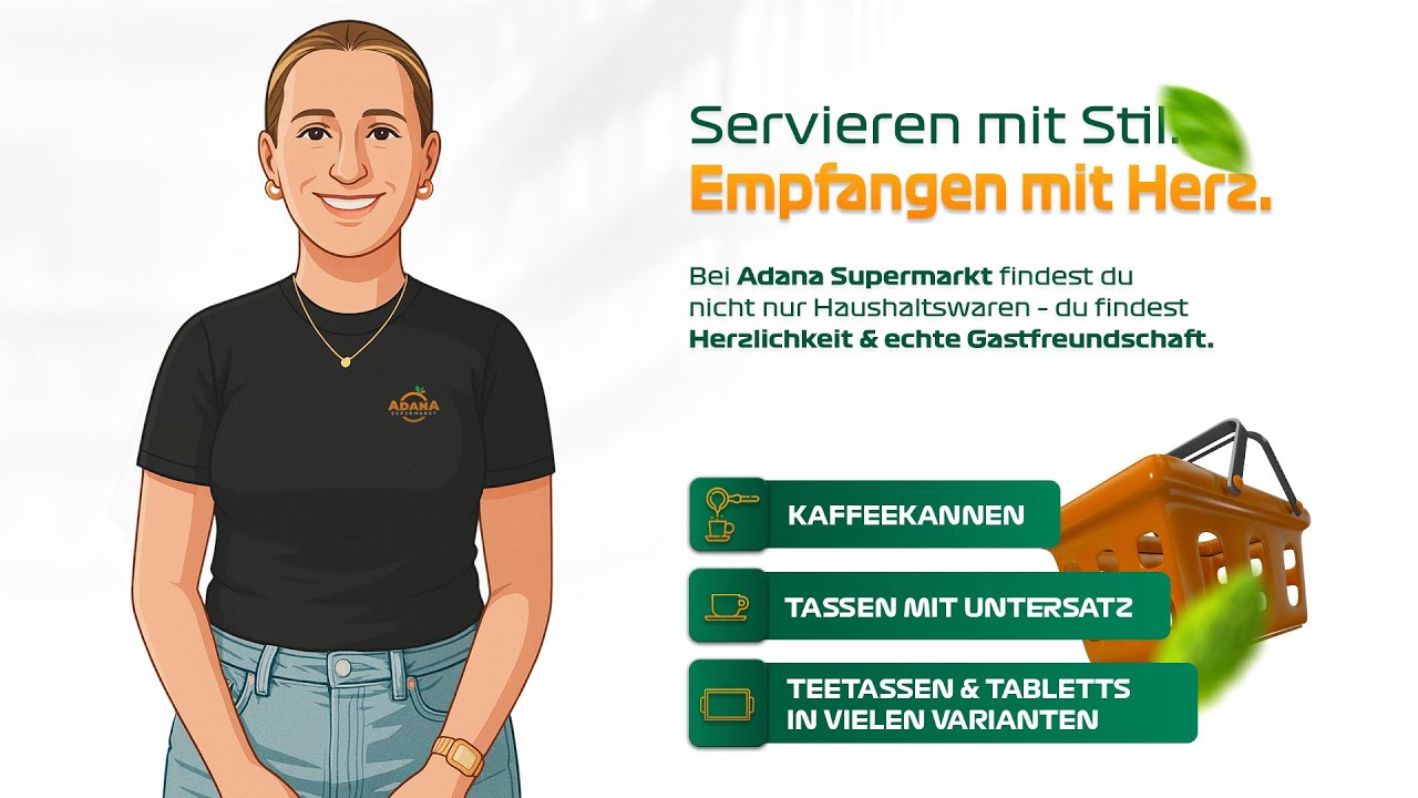 Neu bei Adana Supermarkt – Haushaltswaren mit Stil!