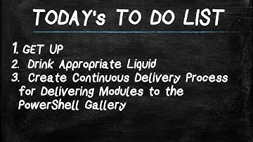 Continuous Delivery for your Module   Put your PowerShell modules in the gallery wi