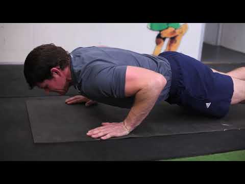 Push up Hold Middle ISOMETRIC