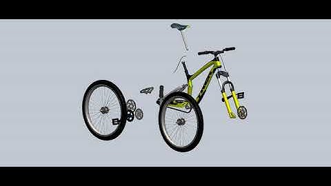 Solidworks tutorial :  bicycle explode view