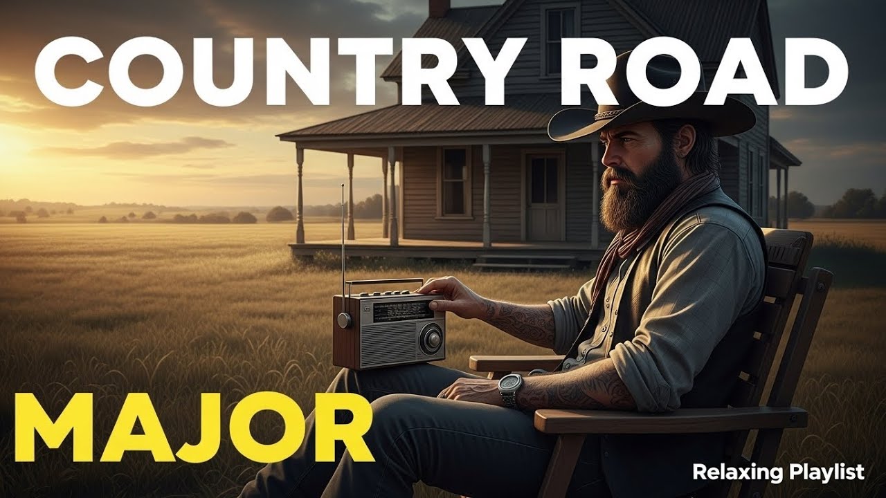 Country Road Major Guitar Mix Bringing Warm Country Feelings for Travel, Work and Relax Time