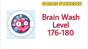 Brain Wash Level 176 177 178 179 180 Walkthrough Solution | Games Squeezer