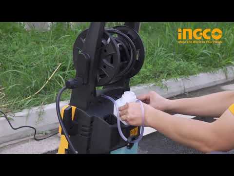 Ingco Pressure Washer Electric 2800W with Pressure 180bar and Metal Pump