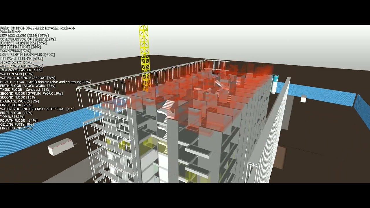 4D BIM Navisworks Manage MTech project - YouTube
