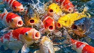 Koi Fish Aquarium 4K 🎵 Soft Japanese Koto Music for Relaxation & Meditation screenshot 4