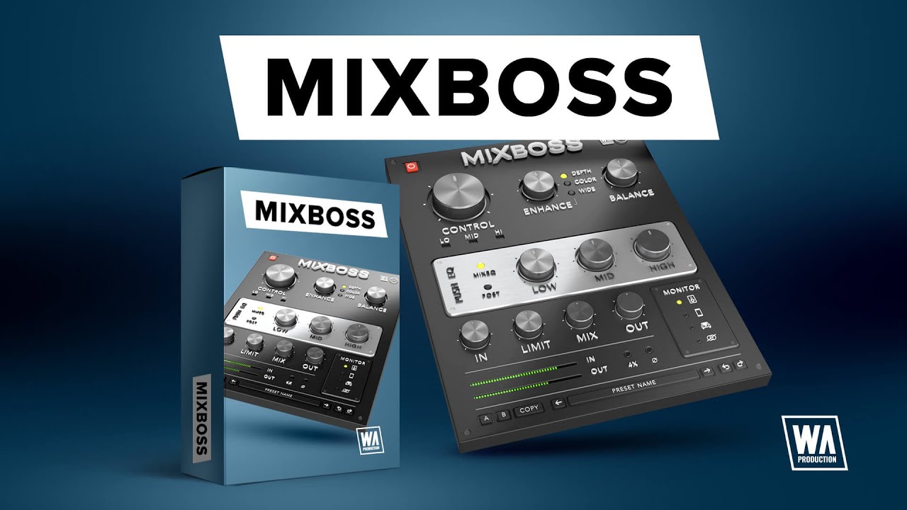W. A. Production MixBoss - beatcloud - DTM,DAW,プラグインソフトの