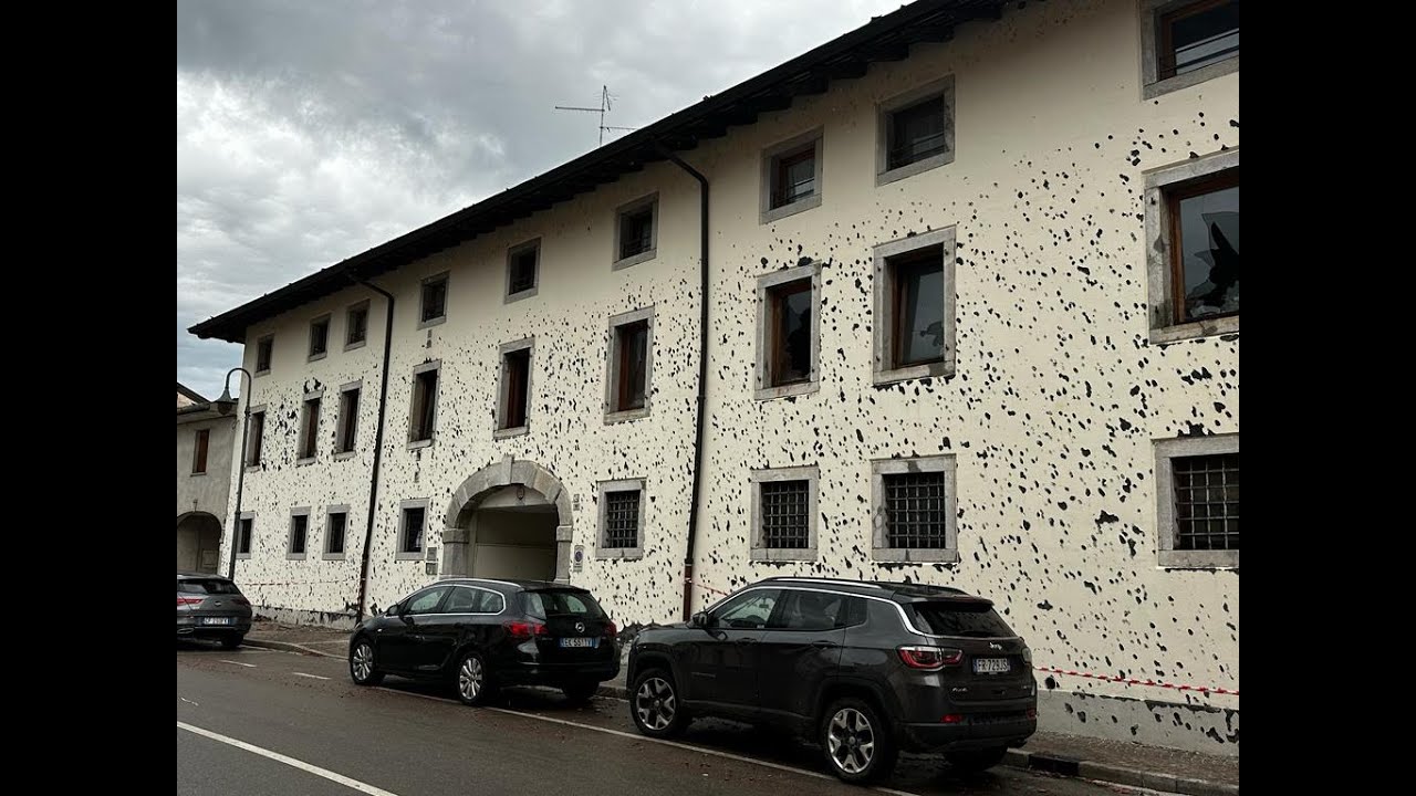 Emergenza maltempo: Mortegliano devastata dalla grandine, l'inferno in dieci minuti