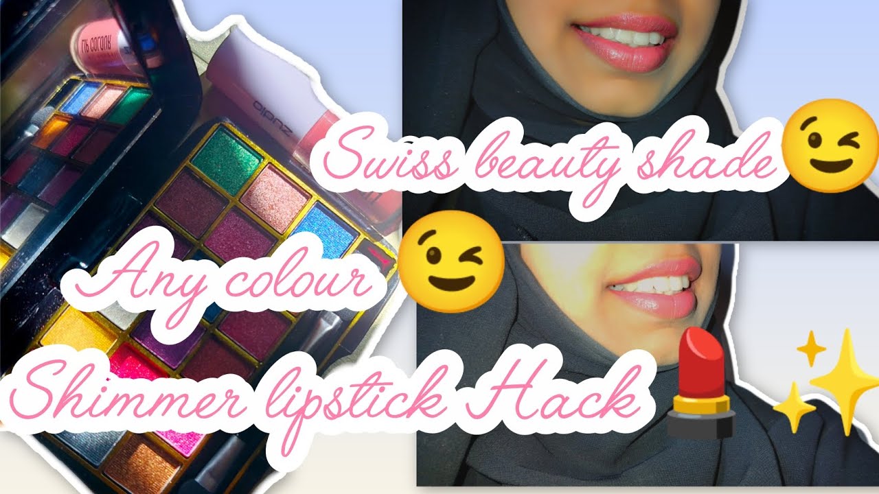 ❌No need to buy😉 Shimmer lipstick Hack☺️ 