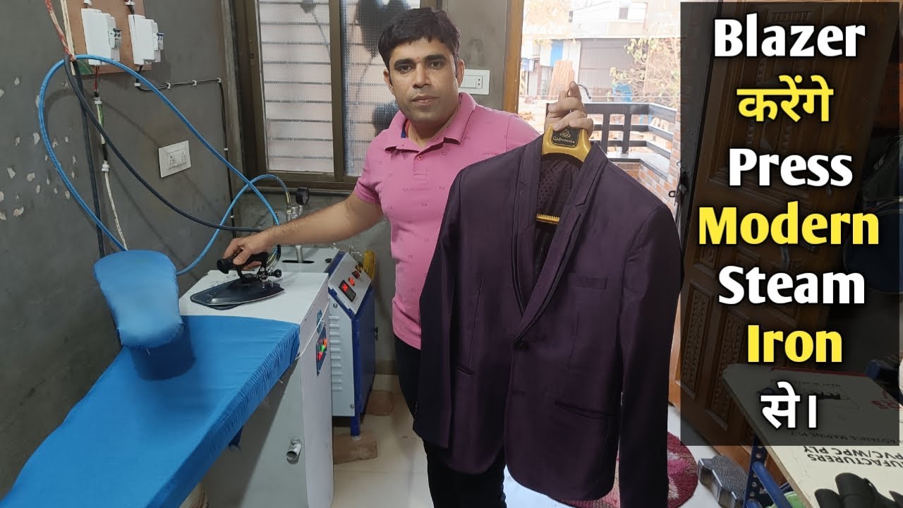 How To Iron Blazer, How To Iron Coat, Blazer Steam Ironing, Coat Steam