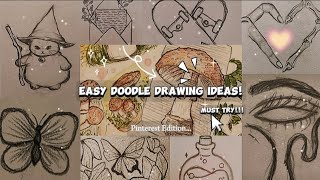 Easy Doodle Drawing ideas! ✨ Must Try...(Pinterest Edition)✨@Riya23455