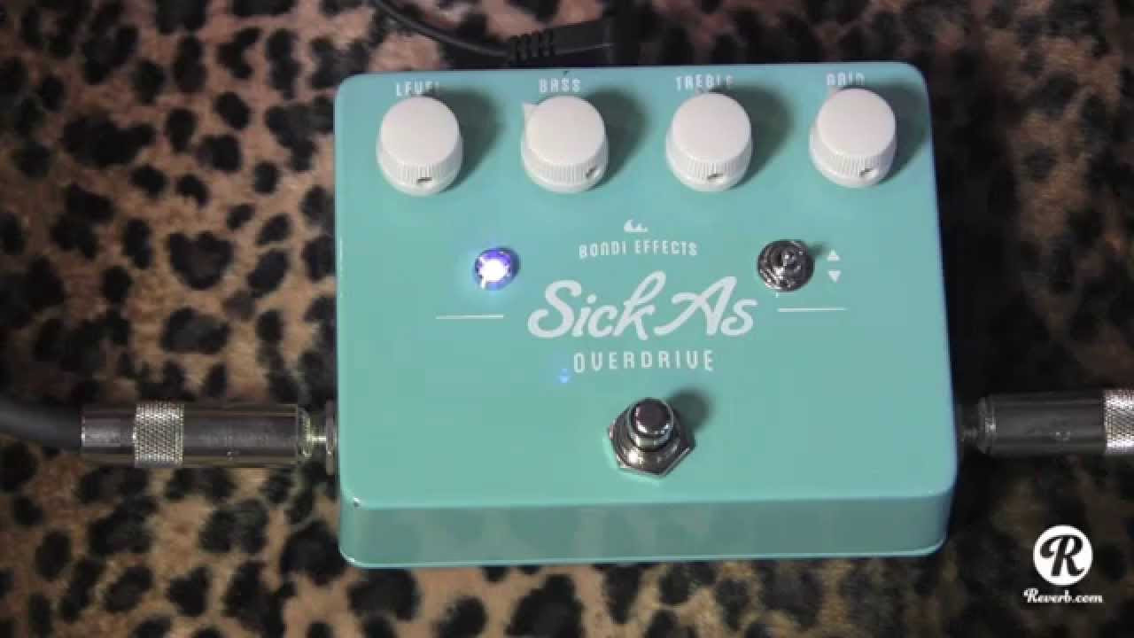BONDI EFFECTS Sick As Overdrive demo with Gibson ES335 & Dr Z