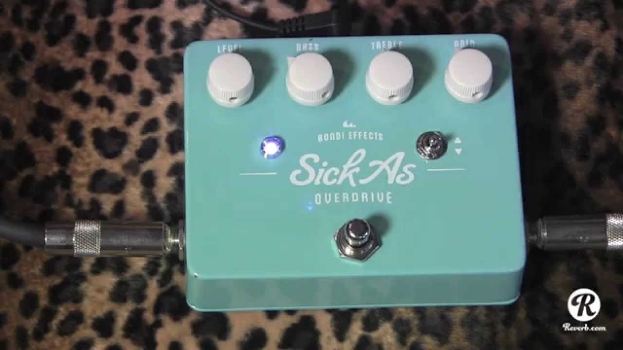 BONDI EFFECTS Sick As Overdrive demo with Gibson ES335 & Dr Z