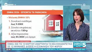Ο Γ. Χατζηθεοδοσίου, ο Ν. Γριζάνης, η Σ. Γεραγγέλου & ο Όμ. Τσάπαλος στο «Σαββατοκύριακο από τις 5»