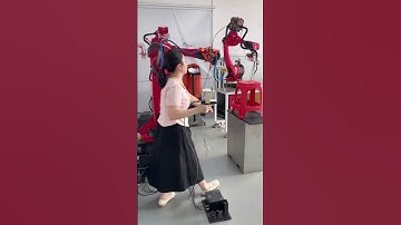 Non-programming spray painting robot.#robot #industrial #welding #spraying #stamping #machine