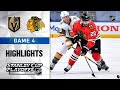 NHL Highlights | First Round, Gm4: Golden Knights @ Blackhawks - Aug. 16, 2020