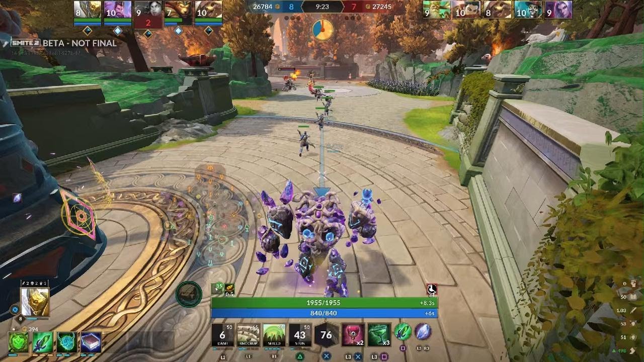 Smite 2 Geb Support gameplay