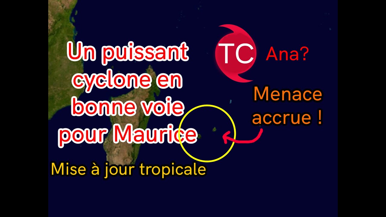 Potentiel d'impact d'un grand cyclone sur l'île Maurice ?
