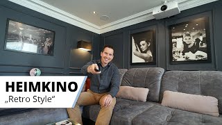 Heimkino Retro Style - vom ungenützten Wohnraum zum stylischen Heimkino