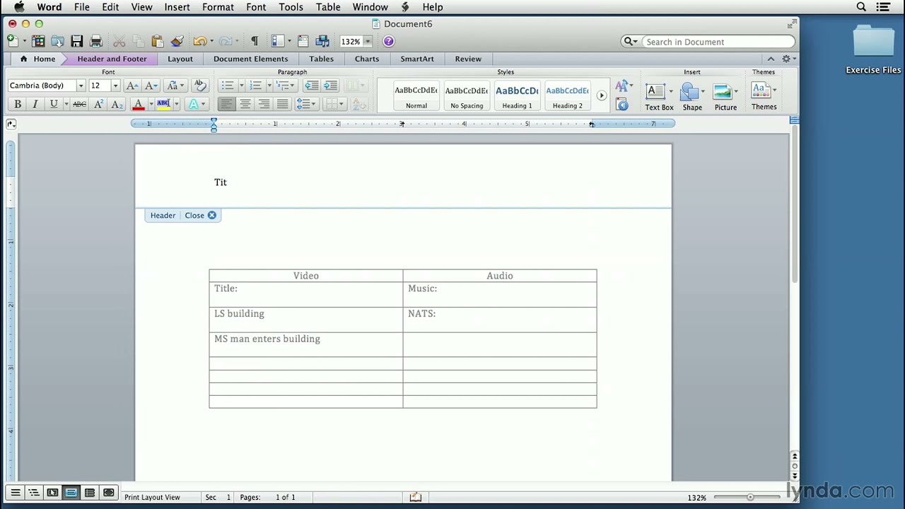 Vorlage: Microsoft Word Vorlage Tutorial