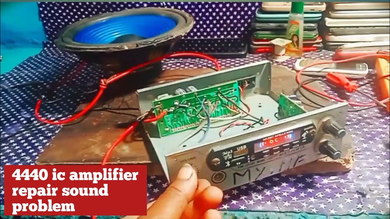 4440 amplifier board ded solution || 4440 amplifier board wiring || 3055 transistor amplifier sound