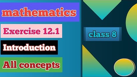 Exercise 12.1 introduction  class 8 maths ncert || Exponents and powers| Chapter 12|| NCERT