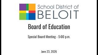 Regular Board Meeting - 9/15/2026 (6:00 p.m.)