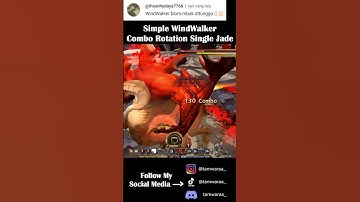 Simple WindWalker Rotation Combo Single Jade - Dragon Nest