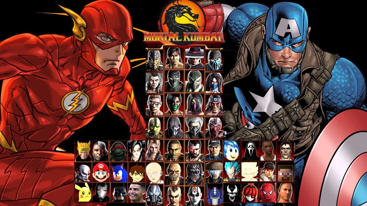 MORTAL KOMBAT 9 | FLASH & CAPTAIN AMERICA | EXPERT TAG LADDER | GAMEPLAY (4K60FPS)