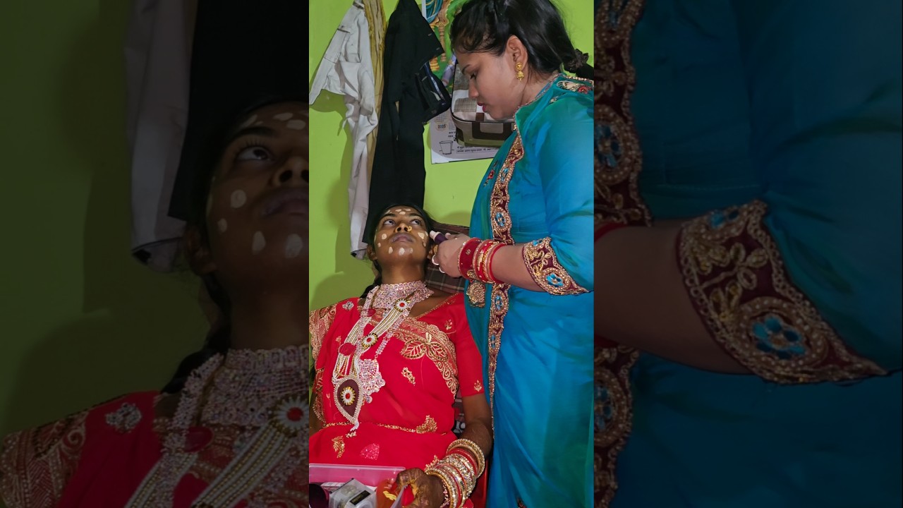 ❤️village Bridal makeup