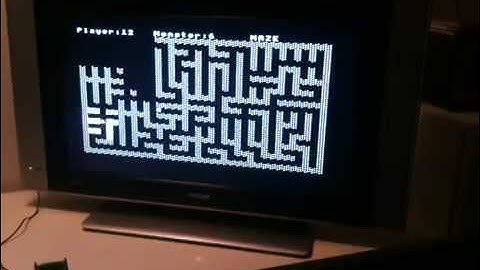 tellymate arduino shield playing maze