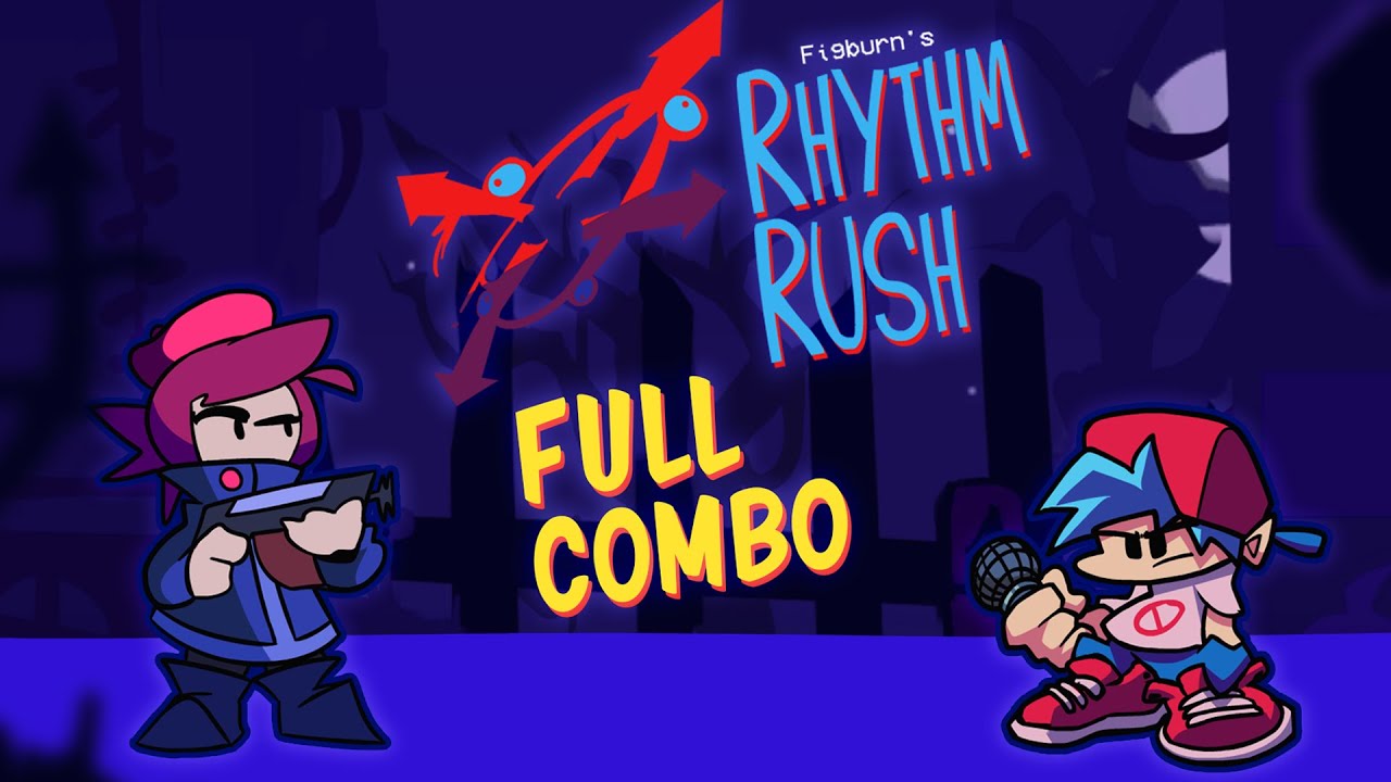 Rhythm Rush mod | Full combo (Hard) - Friday Night Funkin' - YouTube