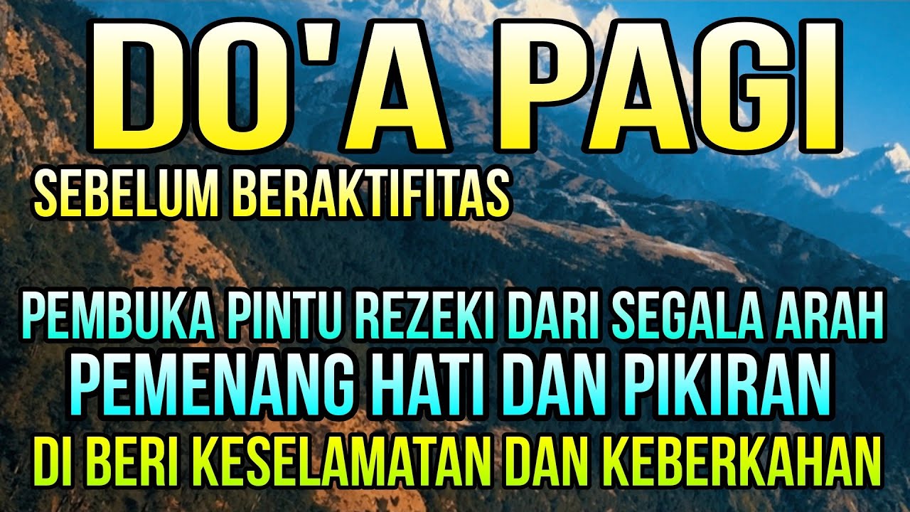 Doa Pagi abulraheem isa,,Penarik Rezeki Dari Segala Penjuru,,DOA Mustajab Pembuka Pintu Rezeki