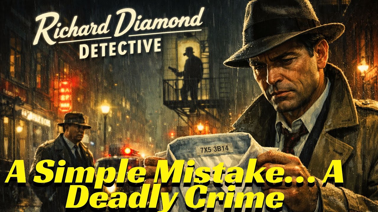 Richard Diamond Detective: The Wrong Laundry That Led to Murder | Old Time Radio