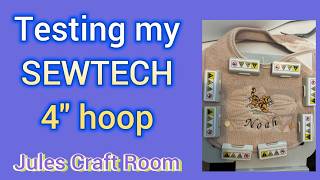 Testing my SEWTECH MAGNETIC 4' Hoop | ‘Baby Bibs’ Single Needle Embroidery | Brother NV880E #sewing 