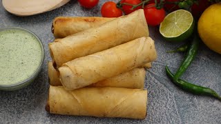 Chicken Spring Rolls Restaurant Style,Ramadan Special Recipe By Recipes Of The World