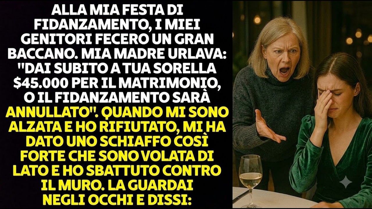 Ero lì, circondata da sorrisi e brindisi, la mano di Nathan sulla mia schiena mentre annunciavamo il nostro fidanzamento. Quattro anni di amore, progetti e sogni condivisi, tutto perfetto. Poi mia...