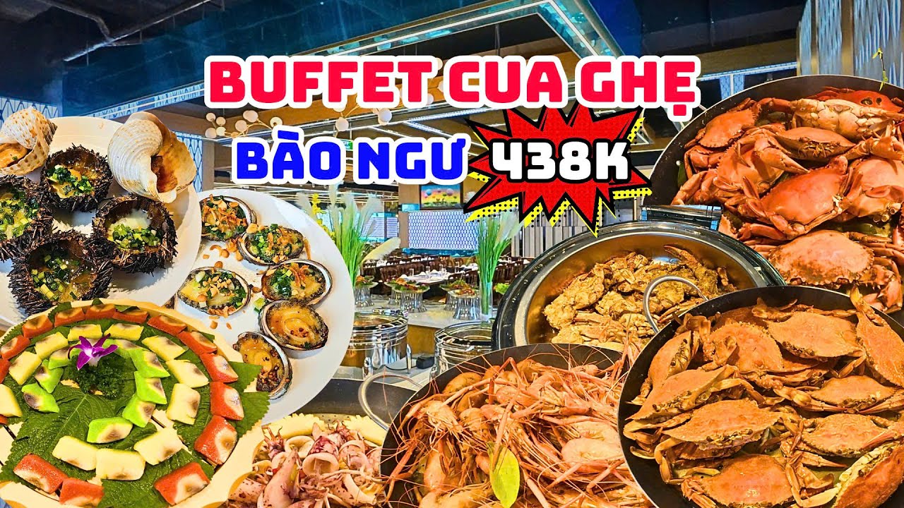 Buffet Hải Sản Cua, Ghẹ, Bào Ngư thả ga chỉ 438K tại N'Rona quận 8 | Bò Bít Tết, Sườn Cừu, Tôm Tích.