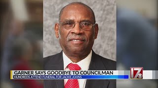 Hundreds attend funeral for Garner councilman Jackie Johns