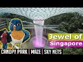 Canopy Park at Jewel Changi Airport : Sky Nets, Mazes , Canopy Bridge , Slides