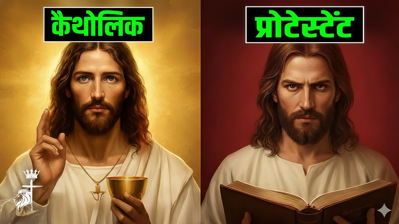 कैथोलिक vs प्रोटेस्टेंट: 10 बड़े फर्क जिन्होंने मसीही दुनिया को दो हिस्सों में बाँट दिया😱