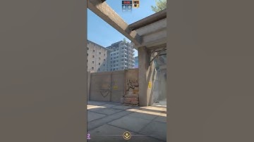 Interesting Smoke SHORT On OVERPASS In CS2 #cs2 #shorts