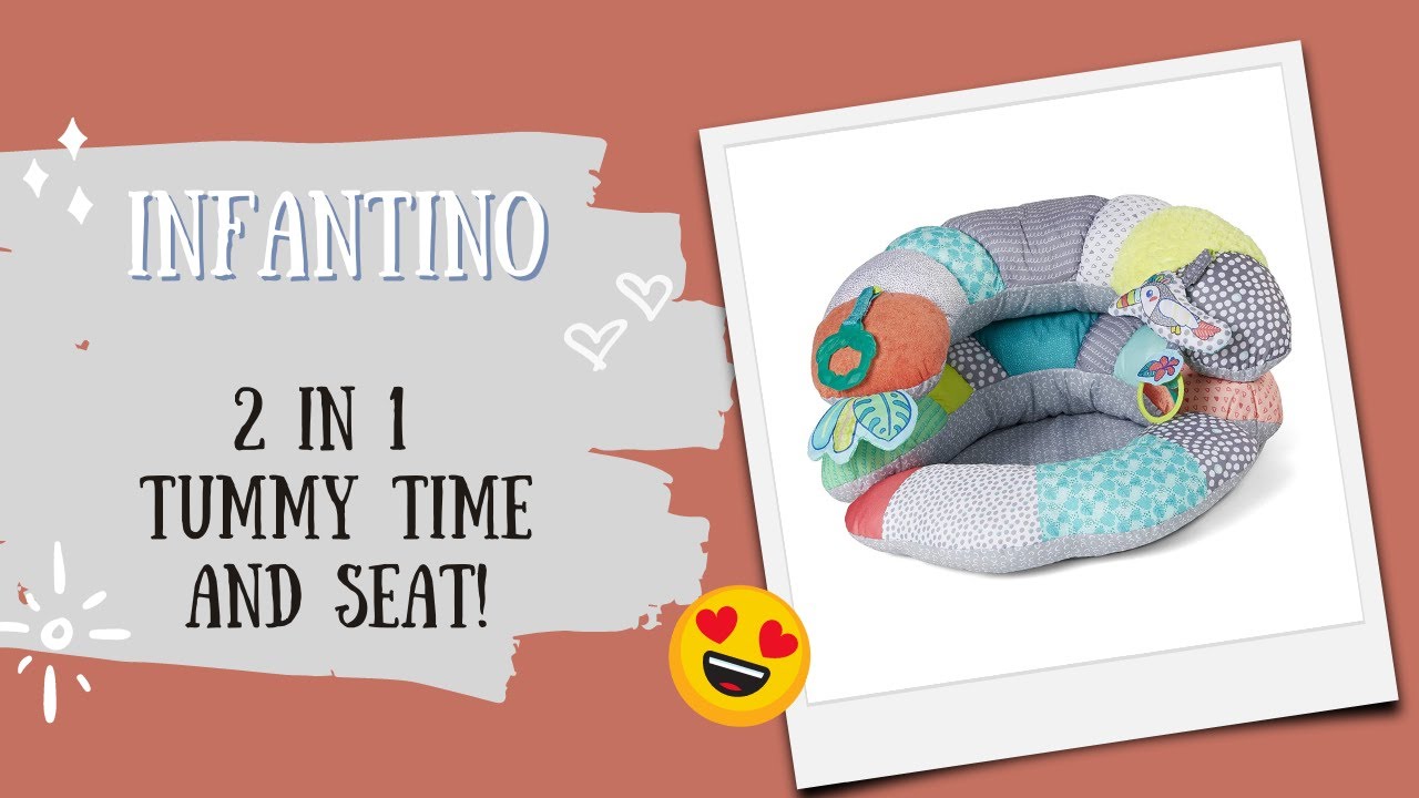 Infantino 2 in 1 Tummy Time and Seat!
