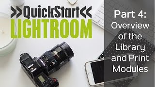 Quick Start Lightroom 101 - Video #4 - Overview of the Library and Print Modules
