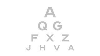 Level 3 (Hard) Eye Chart - Lazy Eye Exercise - Vision Therapy - Vision & Memory Series