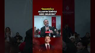 İbb Başkanvekili Nuri Aslan Hem Allah Hem İstanbul Yoluna Hizmet Edeceğiz