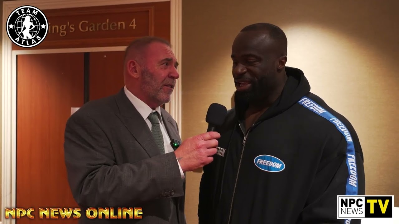 2024 IFBB Pittsburgh Pro Backstage Interview with Samson Dauda